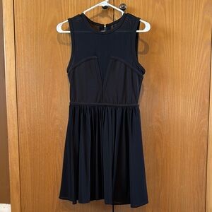H&M Black Halter Fit and Flare Cocktail Dress